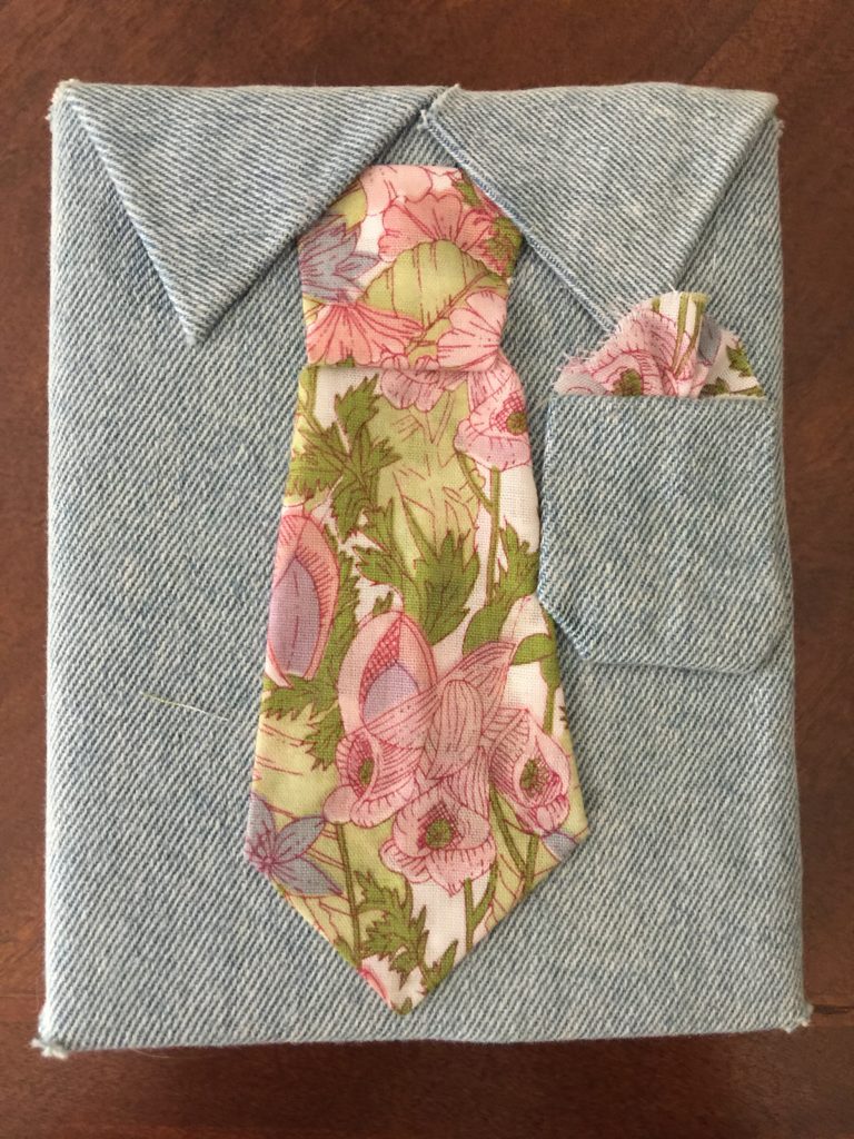 My first scrapbook - a 4x6 album I made my dad at 15 years old