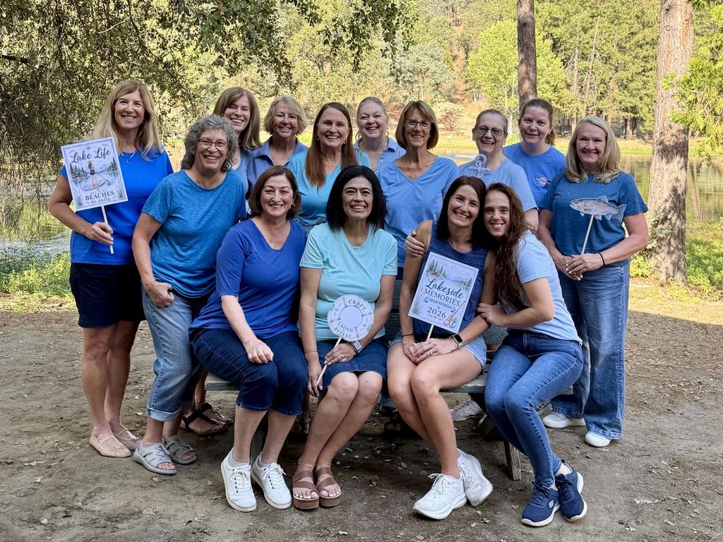 Jayma Malme with her Paper Divas team at the 2026 team retreat in California