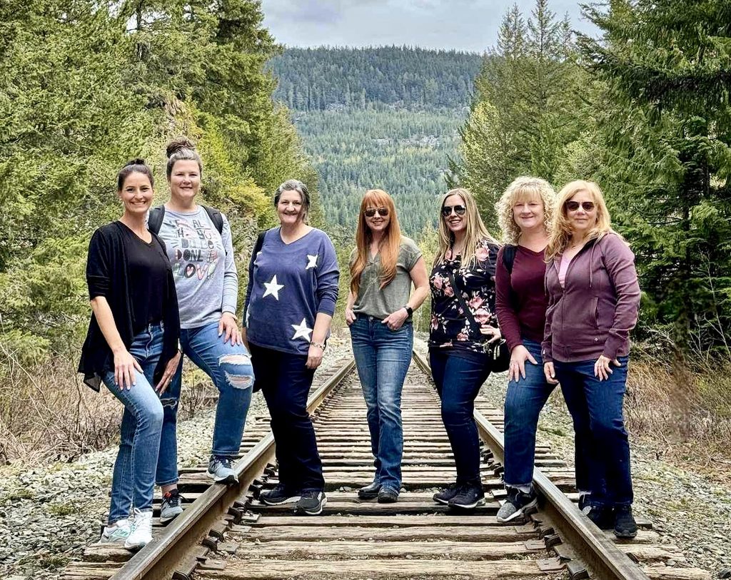 Jayma Malme with The Creative Design Team in Whister, Canada