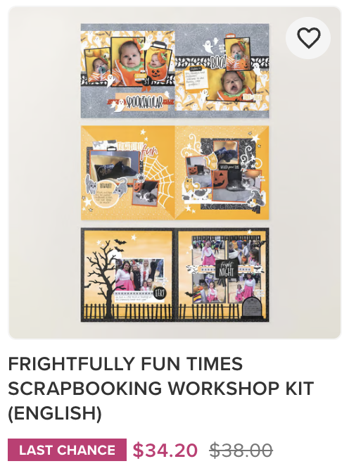 Frightfully Fun Times Scrapbooking Kit was $38, now $34.20
